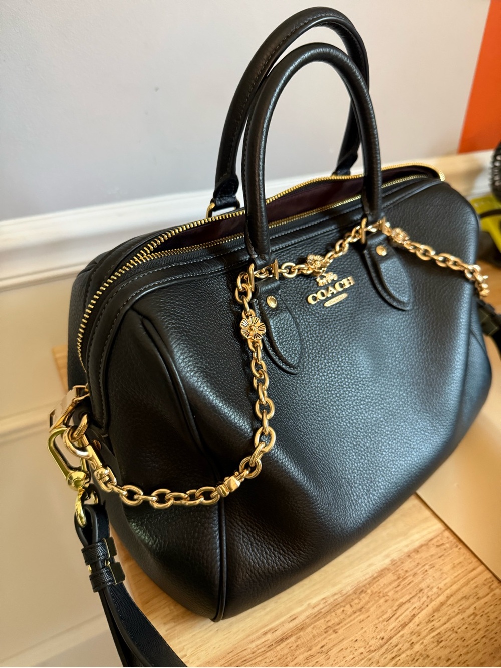 Coach Large Rowan Pebble Leather - Picture 8 of 9